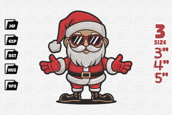 Jolly Santa Christmas Embroidery: A Designer’s Review