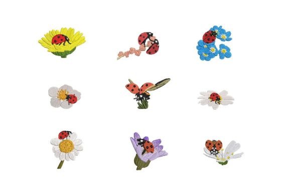 Ladybugs Embroidery Machine Files: A Designer’s Review