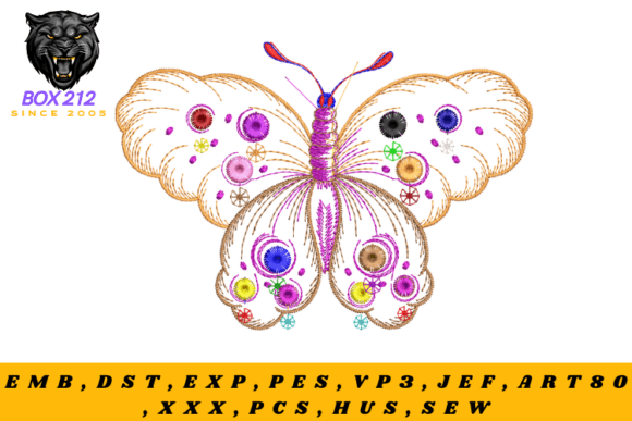 Review: Beautiful Butterfly Digital Embroidery for Holiday Sales