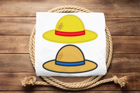 Review: Cartoon Straw Hat Applique Embroidery Design