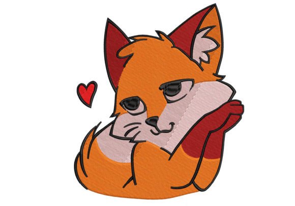 Review: Cute Fox Embroidery Digitizing for Boutique Sweatshirts