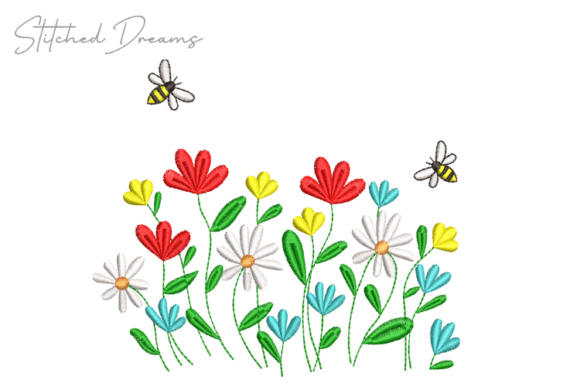 Review: Flower Garden Digital Embroidery Design