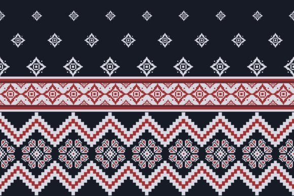 Review: Folk Embroidery Floral Geometric Pattern