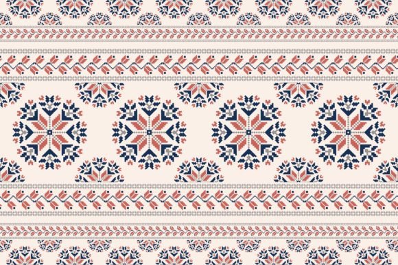 Review: Folk Floral Embroidery Colorful Pattern