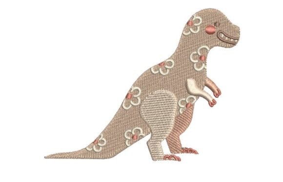 Review: Pink Floral Dinosaur Embroidery for Makers
