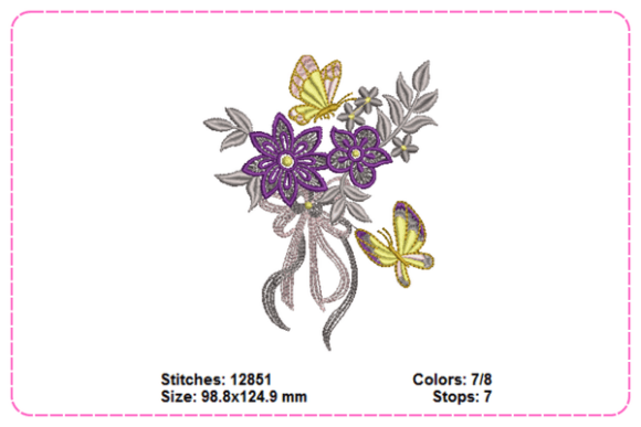 Reviewing Flower Butterfly Embroidery Designs for Gifts