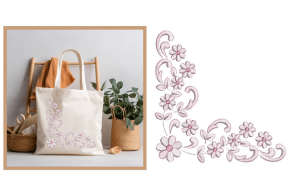 Reviewing Flower Corner Embroidery Designs for Gifts