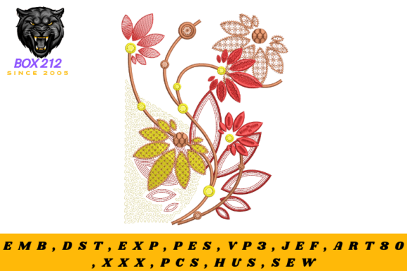 Reviewing Flowers from Embroidery Motifs for Business