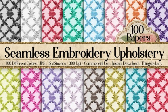 Reviewing Seamless Embroidery Botanical Papers for Real Use