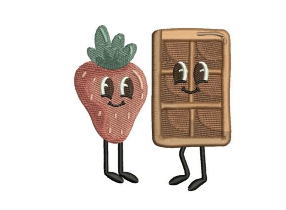 Reviewing Strawberry and Chocolate Embroidery for Boutique Sweatshirts