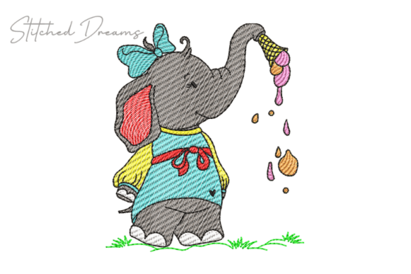 Reviewing the Cute Elephant Embroidery Design