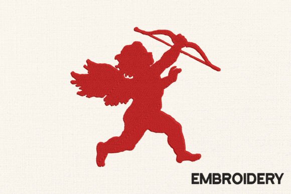 Reviewing the Embroidery Valentine Cupid Design
